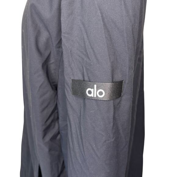 ALO YOGA Signature Overcoat Jacket Style U4010R Black Size XL - Picture 8 of 8